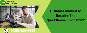 QuickBooks Error 15222
