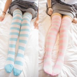Can I wear plus-size thigh-high socks with dresses?