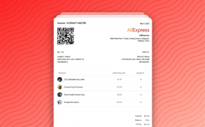 What is an AliExpress invoice? 