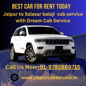 Salasar balaji best taxi service in jaipur with Dream Cab Service 