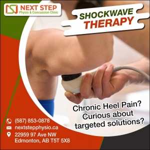 Shockwave Therapy Edmonton | Next Step Physiotherapy Edmonton