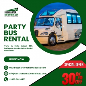 30% Off Party Bus Rentals - Grab this Mega Discount Now!