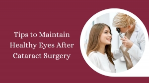 Tips to Maintain Healthy Eyes After Cataract Surgery
