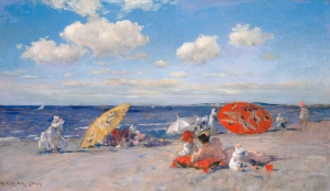 Seaside Landscapes at the Turn of the 19th Century: Glimpsing History Through William Merritt Chase's At the Seaside