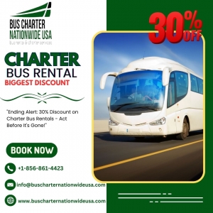 Act Fast! Limited Time: Save 30% on Charter Bus Rentals - Book Today!