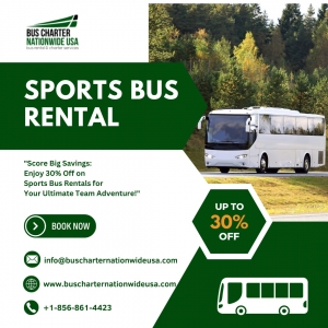 Get in the Game with a 30% Discount on Sports Bus Rentals - Don't Miss Out!