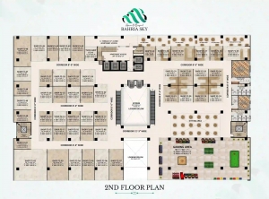 Commercial Spaces on the 2nd Floor of Bahria Sky: Explore Business Excellence