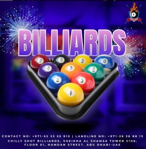 Find Fun Nights Out: Billiard Hall Near Me in Abu Dhabi