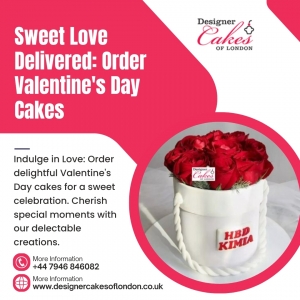 Ordering Custom Valentine's Day Cakes in London with Sweet Sophistication