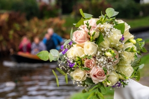 Wedding joy: Flowers transform spaces