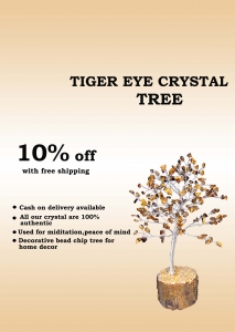 Tiger Eye Crystal Tree