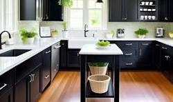 Black Kitchen Cabinets