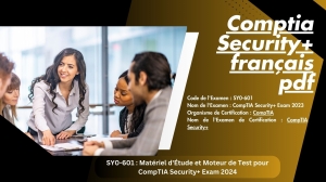 Guide PDF Comptia Security+ : support en langue française