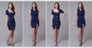 Navy Blue Dresses For Women