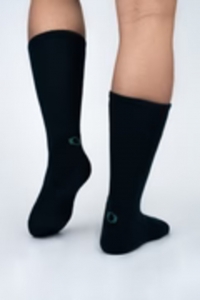 Otecka's Long Staple Cotton Crew Socks in Storm Blue
