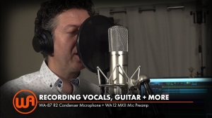 recording vocals with condenser microphone 