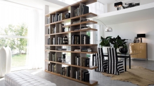 Tips for Stylishly Decorating Your Double-Sided Bookshelves