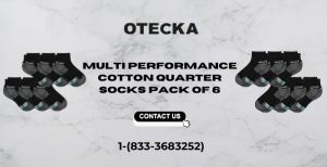 Elevate Your Comfort and Performance with Otecka's Multi Performance Cotton Quarter Socks