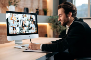 Zooming In: Navigating Online Video Conferences in New York