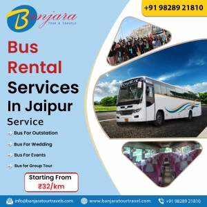 Luxury Bus Rental Services in Jaipur