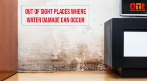 Out of Sight places where water damage can occur