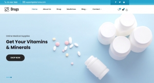 Trusted Pharmaceutical WordPress Theme for Medicine Manufacturers