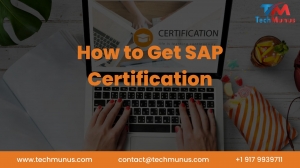 How to Get SAP Certification with TechMunus?