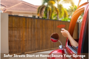 Image presents Safer Streets Start at Home: Secure Your Garage