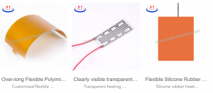 flexible heater element