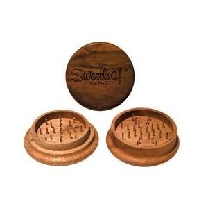 Sweetleaf Wood Grinders designs are anodized and typical to smoking preferences