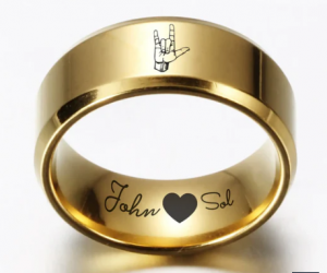 Personalized Your Journey: Custom Engraved Rings for Life's Moments