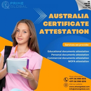 Streamlining Success: Australia Certificate Attestation Services in the UAE