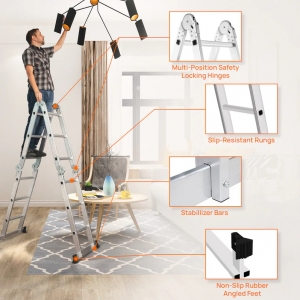 The Role of Multipurpose Ladder in Home and Industrial Tasks 