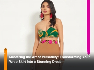 Mastering the Art of Versatility: Transforming Your Wrap Skirt into a Stunning Dress