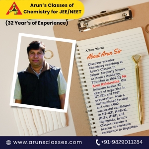 Unlock NEET 2024 Success with Top Online Chemistry Courses by Expert Arun Kulshrestha