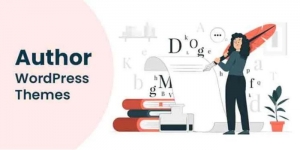 Modern author WordPress theme for literary enthusiasts