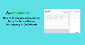 How to Create Accurate Journal Entry for Reconciliation Discrepancy in QuickBooks