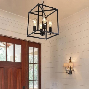 Black Farmhouse Chandelier: The Pinnacle of Rustic Elegance