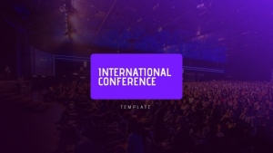 Elevate Your Event: Free Presentation Template of International Conference Template
