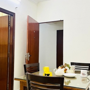 Service Apartments Gachibowli: An opulent and reasonably priced location for our stay.