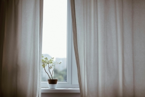 Why are sheer curtains a good choice?