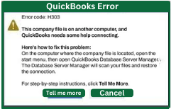 A Guide to Resolve QuickBooks Error Code H303