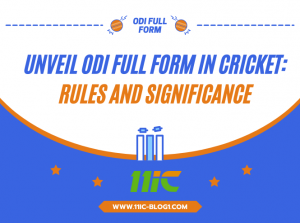 Unveil ODI Full Form in Cricket: Rules and Significance