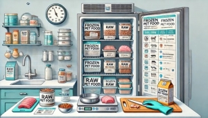 How to Store and Handle Frozen Raw Pet Food