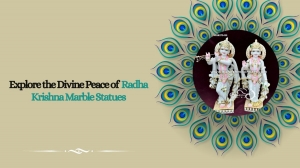 Radha Krishna Marble Statues