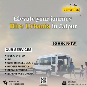 Force Urbania Rental For Rajasthan Tour With Kartik Cab