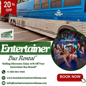 Experience the Difference: Book Your Entertainer Bus Rental Today!