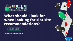 What Should I Look for When Looking for Slot Site Recommendations?