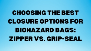 Choosing the Best Closure Options for Biohazard Bags: Zipper vs. Grip-Seal