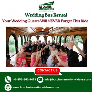 Only a few Slots Left! Book Your Dream Wedding Bus Rental NOW!